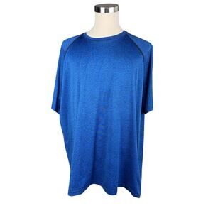 The Foundry Supply Co 3XLT Blue Performance T-Shirt Crewneck Athletic Tee